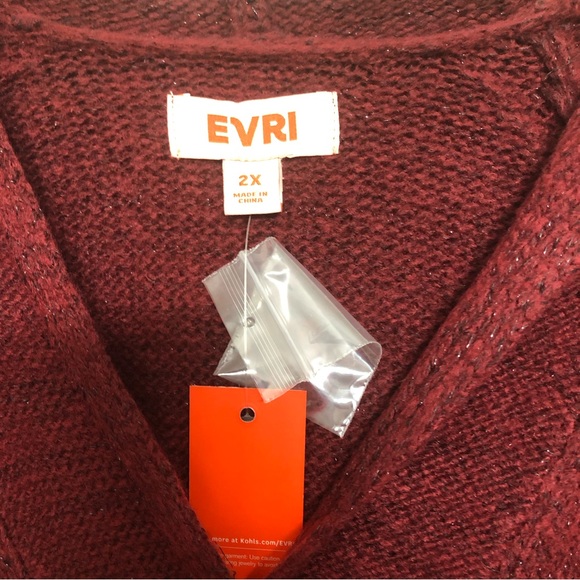 NWT Ladies Hooded Sweater 2X - Picture 3 of 5